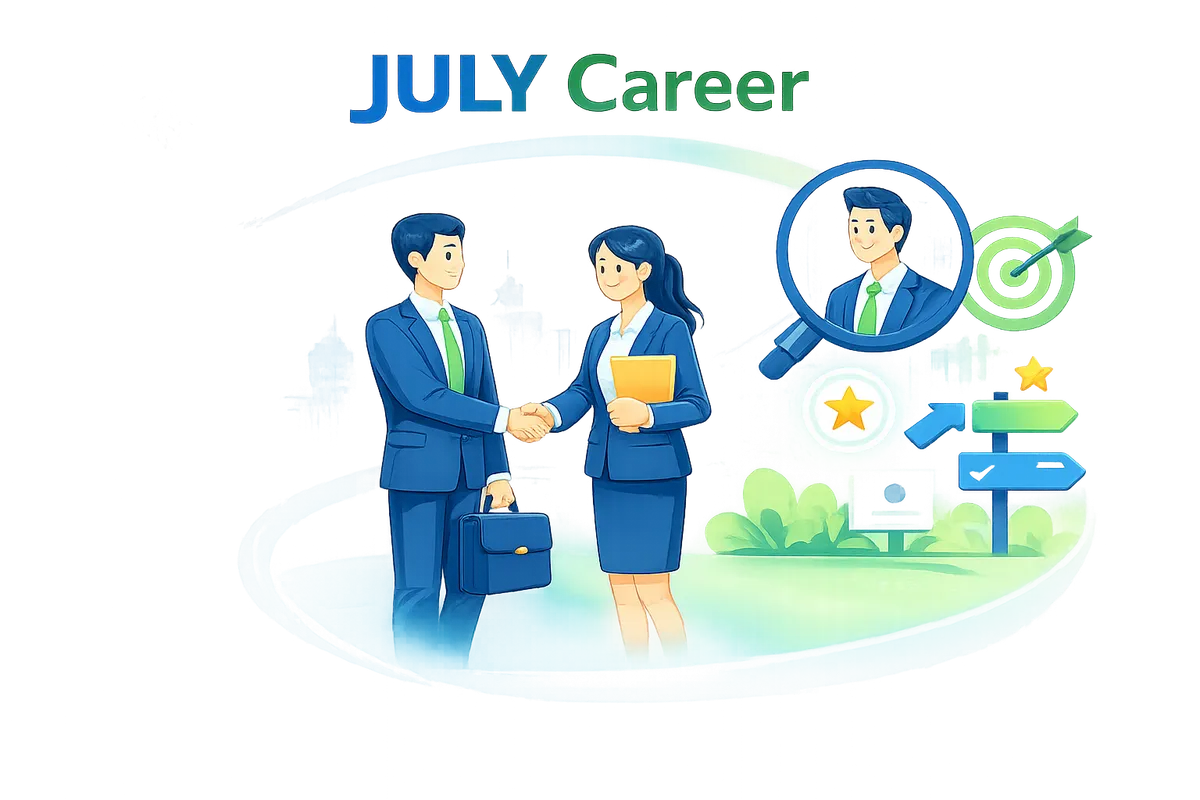 Sử dụng JULY Career để xây dựng hồ sơ nghề nghiệp